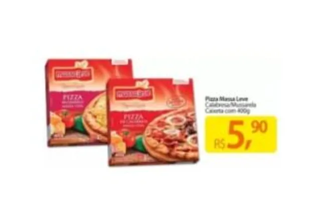 Pizza Massa Leve calabresa/mussarela caixeta com 400g | loja física | R$6