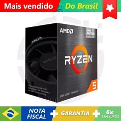 [DO BRASIL] Processador AMD Ryzen 5 5600G, 3.9GHz (Turbo 4.4GHz), AM4, Com Vídeo Integrado 