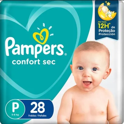 Fralda Pampers Descartável Confort Sec P