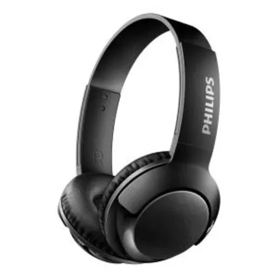 [Somente Retirada] Fone de Ouvido Philips SHB3075BK/00 com Bass+ Microfone e Tecnologia Bluetooth - Preto - R$123