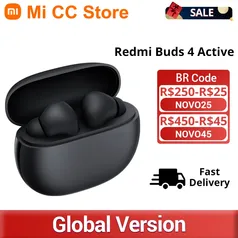 [Gpay/Taxas Inclusas] Fone de Ouvido Redmi Buds 4 Active