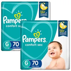 Fralda Pampers Confort Sec Giga G - 140 Unidades