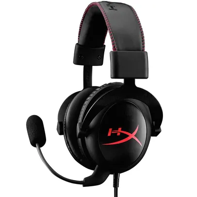 Headset Gamer HyperX Cloud Core - KHX-HSCC-BK - Preto/Vermelho | R$ 369