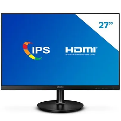 Monitor Philips 27" Full HD IPS | R$ 949
