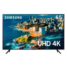 Smart TV Samsung 65&quot; 4K UN65CU7700GXZD LED 3X HDMI 1X USB WiFi