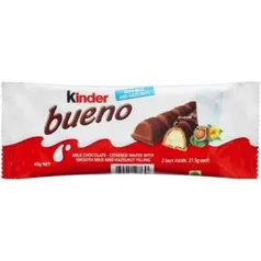 Kinder Bueno ao Leite ou Branco por 4,59