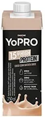 [Prime] [5 Unidades] Bebida Láctea com 15g de proteína Côco e Batata Doce YoPRO 250ml