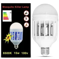 Lâmpada Led Mata Mosquito 15W Repelente 6500K E27 Bulbo Branca | R$15