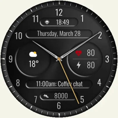 DADAM70 Analog Watch Face – Apps no Google Play