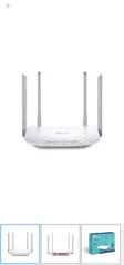 Roteador TP-Link Archer C50W AC1200 Wireless Dual Band 2,4/5Ghz C/ 4 Antenas Fixas