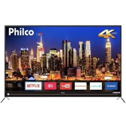 Smart TV LED 55" Philco PTV55G50SN 4k (R$1950 com AME)