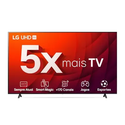 Smart TV 70 4K LG UHD ThinQ AI 70UR8750PSA HDR Bluetooth Alexa Google Assistente Airplay2 3 HDMI