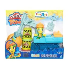 Conjunto Massa de Modelar - Figura e Veículo - Play-Doh Town - Escavadeira - Hasbro por R$ 50