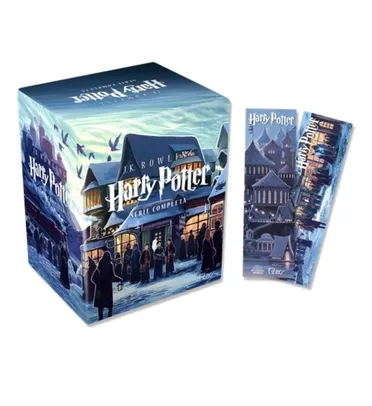 (APP) Coleção Harry Potter - 7 Volumes (Português) Capa Comum + Marcador Exclusivo - 1ª Ed. | R$100