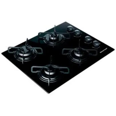 Cooktop Brastemp Ative 4 Bocas Preto - BDD61A - Bivolt | R$396