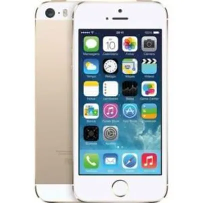 [Walmart] iPhone 5s Apple 16GB Ouro ME434BR/A - R$ 1.999,00