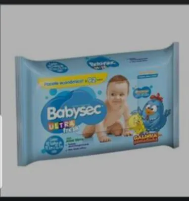 Toalha Umedecida Babysec Ultrafresh - 92 Unidades R$6