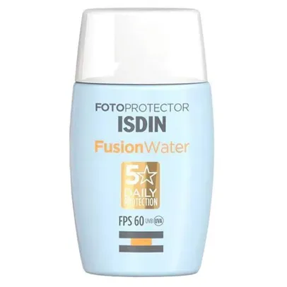 Protetor Solar Facial ISDIN Fusion Water FPS60 Sem Cor 30ml