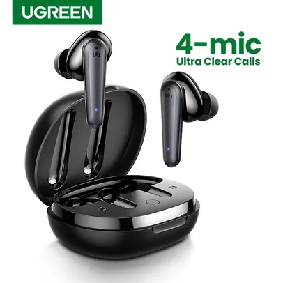 Fone de Ouvido Wireless Bluetooth Earbuds Mic | True Wireless Stereo Earphones - Earphones & Head