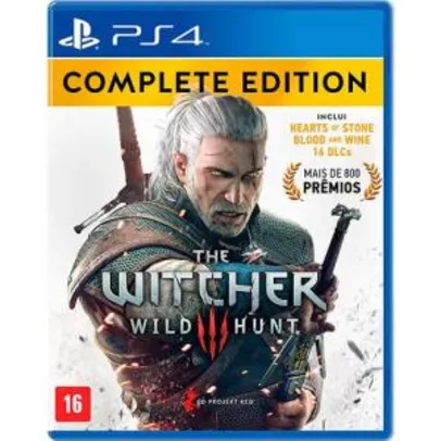 The Witcher III edição completa Ps4 - R$85