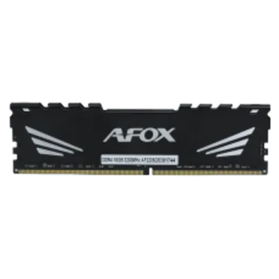 Memória DDR4 Afox, 16GB, 3200Mhz, Black, AFLD416PH1CA