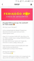 Desconto de 20% em duas corridas.