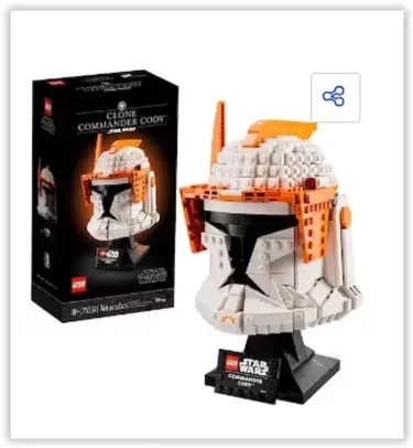 LEGO Star Wars: Capacete do Comandante Clone Cody 75350 - 766 Peças