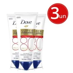 Kit Condicionador Dove Super Hidratante Fator De Nutrição 80 170ml - 3 unidades