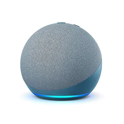 [Prime] Echo Dot (4ª Geração): Smart Speaker com Alexa - Cor Azul e Branco