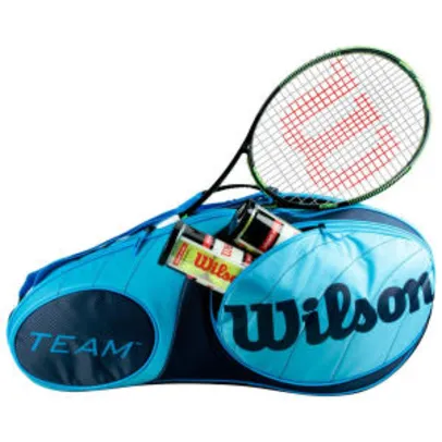 Raqueteira Wilson Team X6 Azul - R$265,91