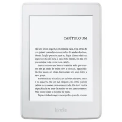 E-Reader Amazon Kindle Paperwhite Branco Tela de 6" Wi-fi e 4GB de Memória com Iluminação Embutida - R$341