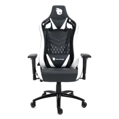 Cadeira Gamer Terabyte Black Throne, Reclinável, 4D, Preto e Branco