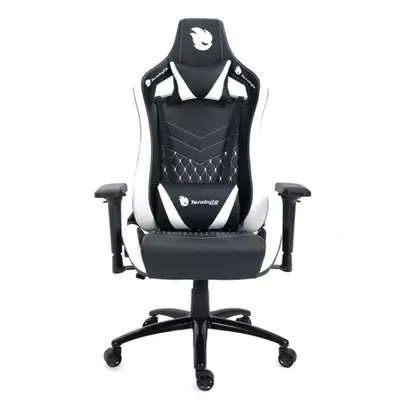 Cadeira Gamer Terabyte Black Throne, Reclinável, 4D, Preto e Branco