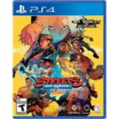 Streets of Rage 4 + Chaveiro + Livro - PS4