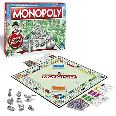 Brinquedo Jogo Hasbro Gaming Monopoly - Jogo para a família. De 2 a 6 jogadores - C1009 - Hasbro