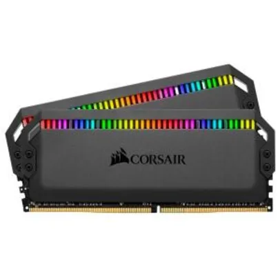 Memória Corsair Dominator RGB 32GB (2x16GB) 3466MHz DDR4 C16 Black | R$1.199