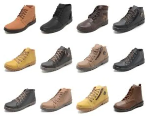 Kanui - Diversas botas masculinas por R$45