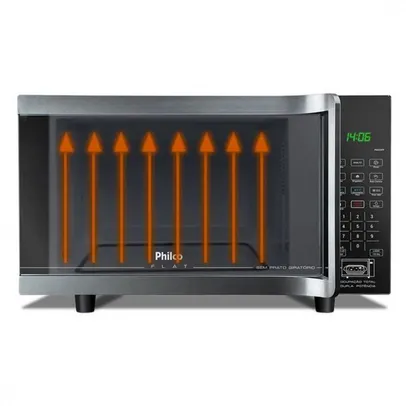 Micro-ondas Philco Flat PMO28TF 28L Sem Prato