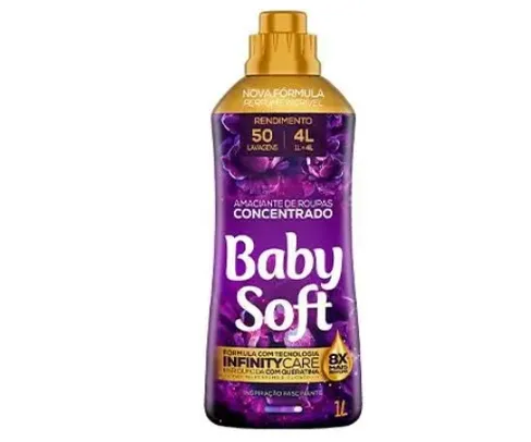 [APP] Amaciante Concentrado Baby Soft Inspiração Fascinante 1l - Rende 50 Lavagens