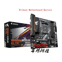 Placa-mãe Gigabyte B550M AORUS Elite (rev 1.0) AM4 mATX | R$ 645