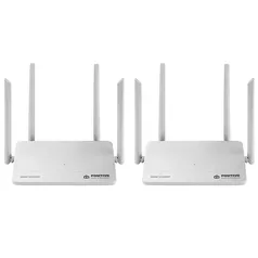 Kit Roteador Smart Mesh Wi-fi Gigabit Positivo Casa Inteligente 2 Unidades Branco Bivolt - em até 10x