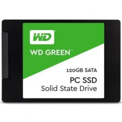 SSD Western Digital Green 120GB SATA III 6GB/s WDS120G1G0A | R$121