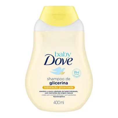 [2 unidades] Shampoo Hidratação Glicerinada Dove Baby 400ml | R$ 15