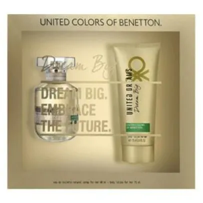 Benetton Dream Big Her Kit - Eau De Toilette + Loção Corporal (cupom +1x cc)