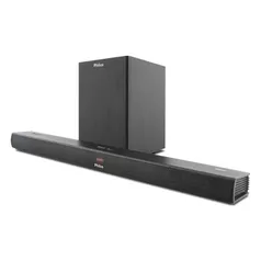 Soundbar Philco Subwoofer wireless de 5 Bivolt Preto PSB05