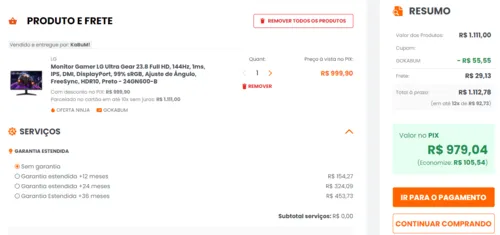 Imagen na descrição da promoção