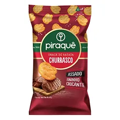 Snack de Batata Churrasco Piraquê Pacote 60g