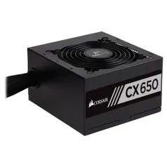 Fonte Corsair 650W 80 Plus Bronze CX650 - CP-9020122 R$ 450