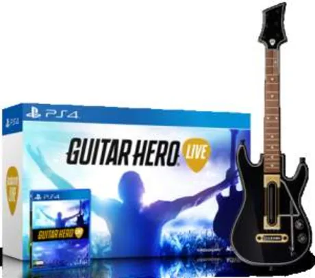 [SARAIVA] Guitar Hero Live Bundle (Jogo + Guitarra) para PS4 - R$206,00 em 1x no cartão