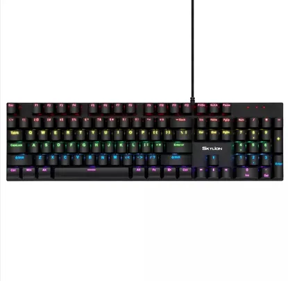 Teclado Mecânico Retroiluminado SkyLion G300 RGB Switch Blue